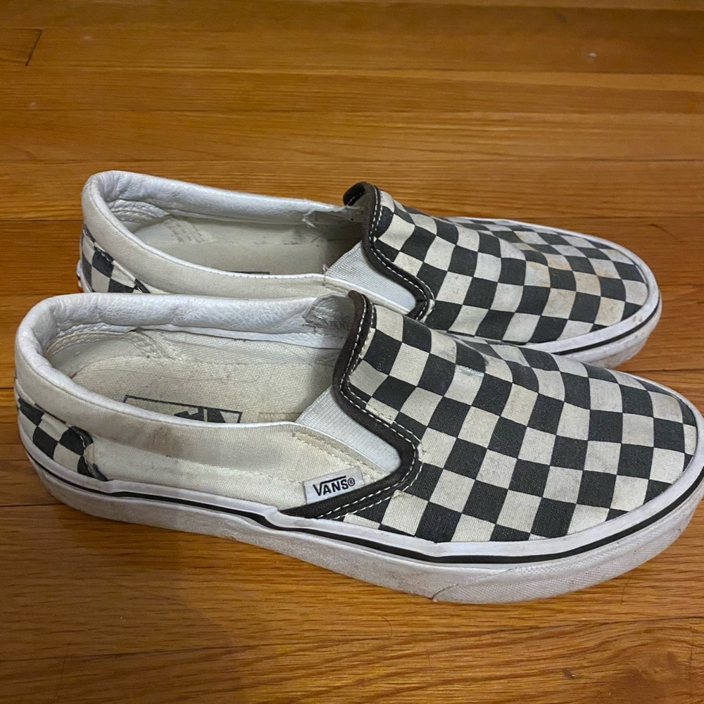 Women’s checker vans